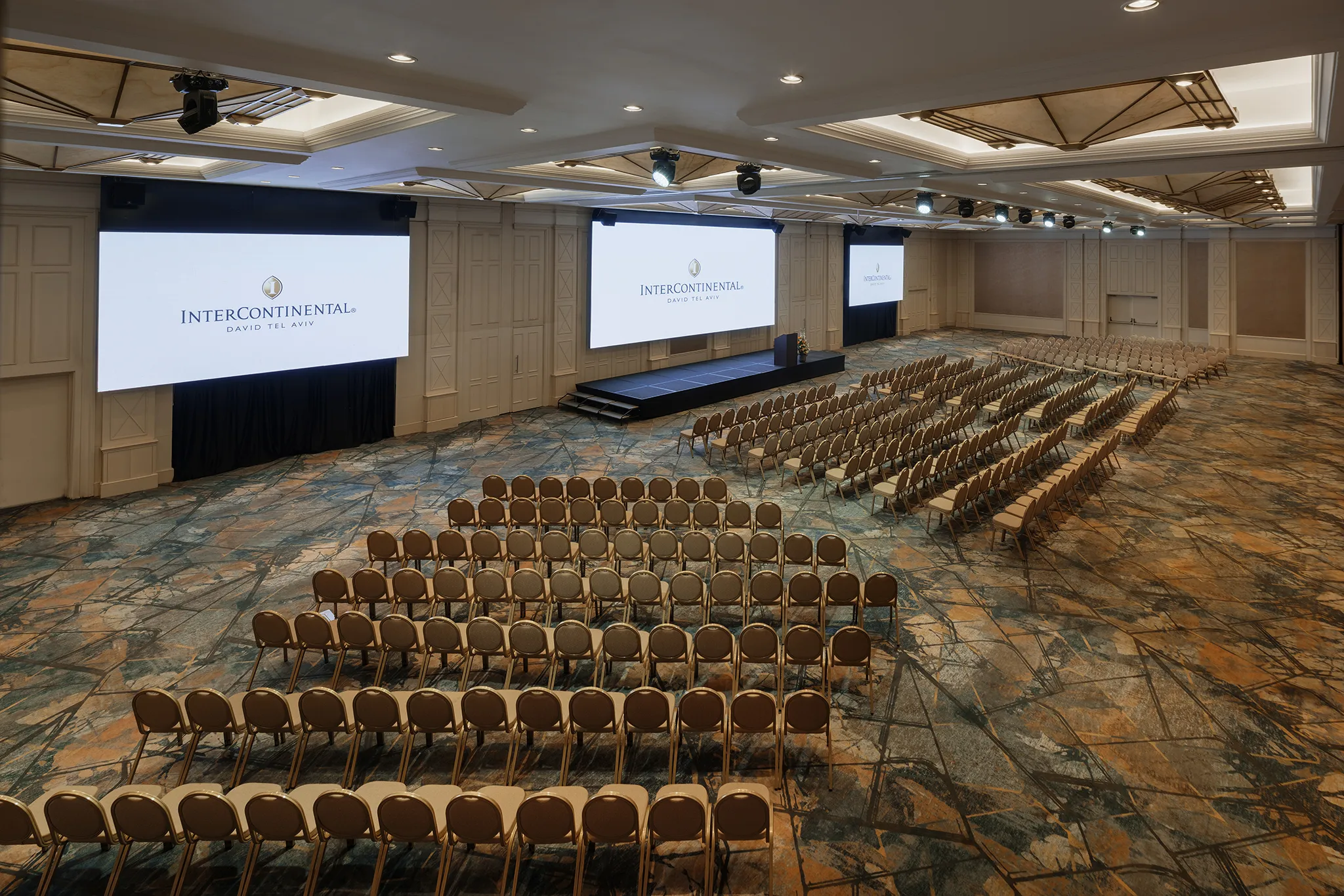 InterContinental David Tel Aviv Conference Center Theater Style Top View