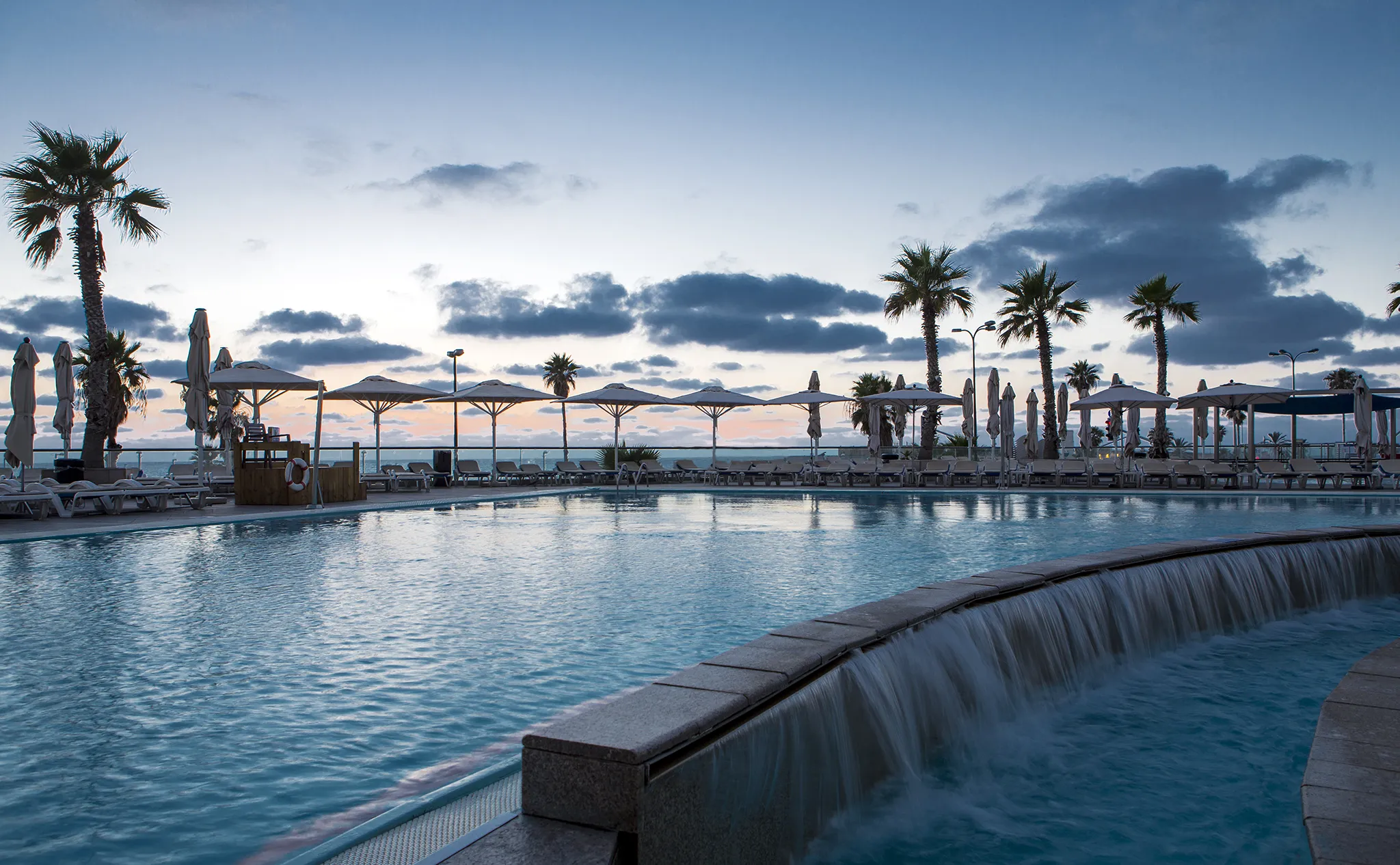 InterContinental David Tel Aviv Pool Waterfall